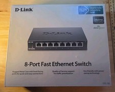 D-Link 10/100 8 Port Gigabit  Fast Ethernet S...