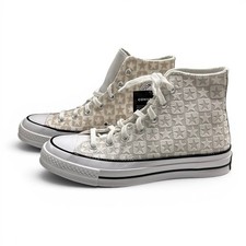Converse Chuck 70 Flocked Hi Womens Stars Whi...