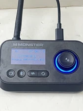 Monster 2-in-1 Bluetooth Transmitter/Receiver Powers On Untested As-Is