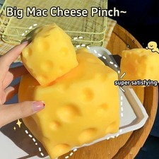 Extra Large Squishy Cheese Block, Stress Relief Squeeze Toy Gifts ,Cyber Deal   