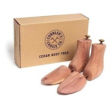 Cobbler's Choice Men's Cedar Boot Tree - All Natural Aromatic Cedar Wood -