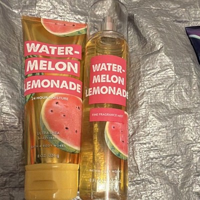 Bath & Body Works Watermelon Lemonade Ultra Shea Cream 8oz & Mist 8oz Set