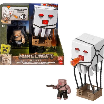 Minecraft Blast Attack Ghast Action Figure Set with Lights Sounds & More