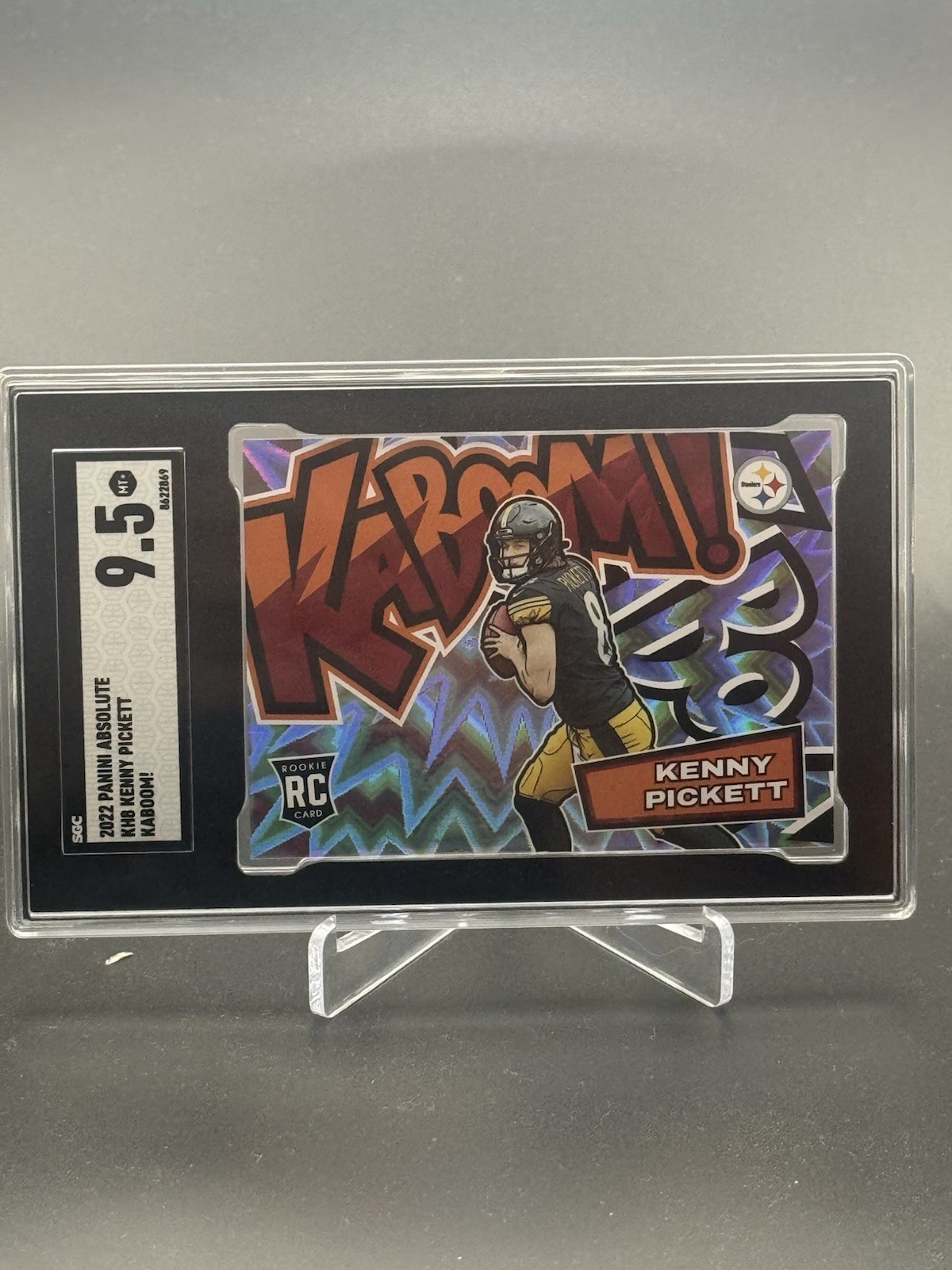 2022 Panini Absolute - Kaboom! Horizontal Kenny Pickett #KH8 (RC) SGC 9.5