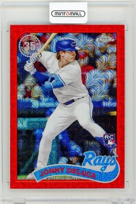 2024 Topps Series 2 Jonny Deluca Silver Pack Mojo Red 1/5 Rays