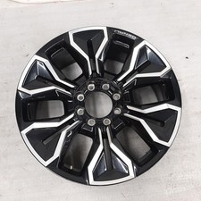 1 Wheel Rim For Sierra Denali Ev Oem 90 Percent Black Machined