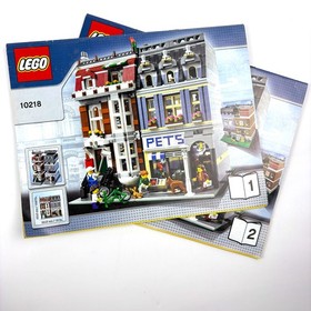 Lego Creator Expert Pet Shop 10218 Instruction Manuals Books 1 & 2 Only Modular