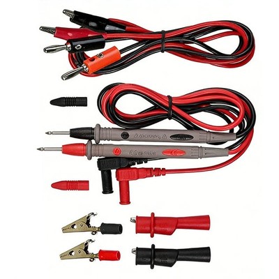 Multimeter Test Leads for Fluke Meter Electrical Alligator Clip Probes 1000V 20A