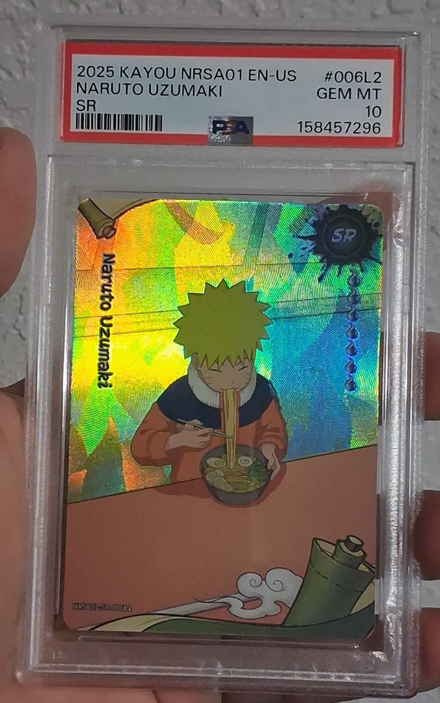 Naruto kayou series 1 heaven scroll Naruto Uzumaki sr psa 10