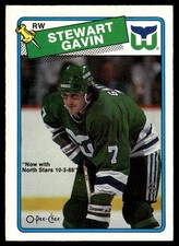 1988-89 O-Pee-Chee Stewart Gavin Hartford Whalers #217