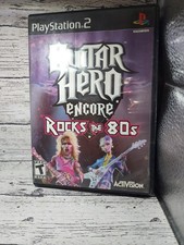 Guitar Hero Encore: Rocks the 80s (PlayStation 2 PS2) Black Label
