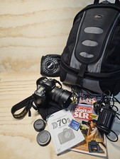 Nikon D70s Digital SLR Camera- Black Complete Bundle Kit with Bag-OWNED from New