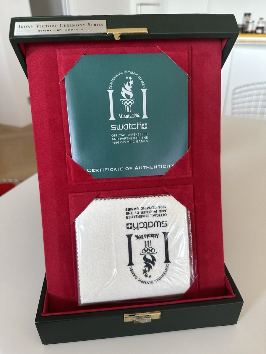 SWATCH IRONY VICTORY CEREMONY SERIES 1996 SILVER EDITION (YGZ103