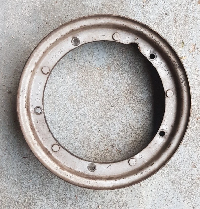 Felge Original Vespa 2.10-10 für V50 PV ET3 PK PX T5 Weisswand Reifen Schlauch - Bild 4 von 4