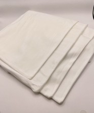 4 Pcs 18  White Soft And Cozy Throw Pillow Cases New Without Tags