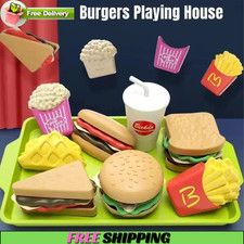 Food Toy Play Food Set Kids Toy Kitchen Accessory Pretend Food for Toddlers