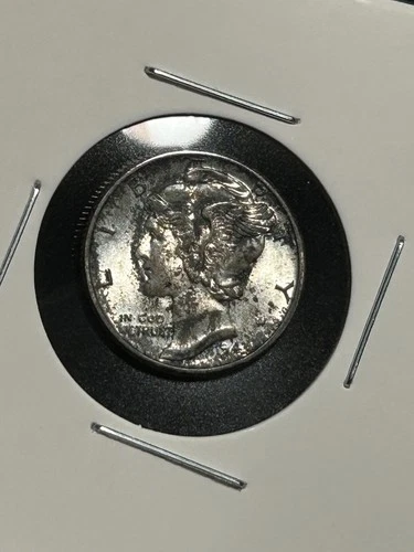 1943 Mercury Dime Choice BU+ End Of Original Roll! FULL SPLIT BANDS!🔥