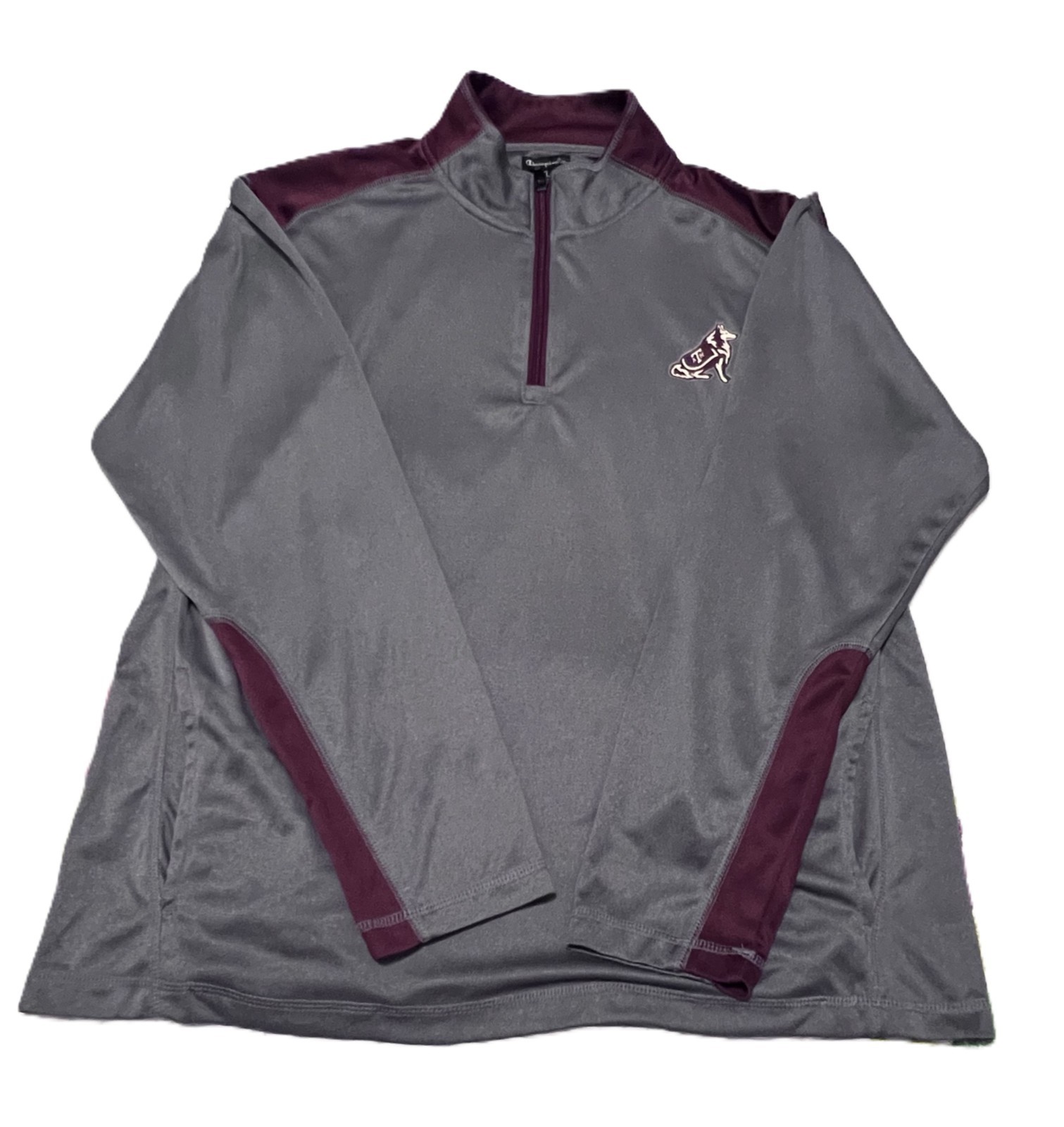 University of Texas A&M Aggies Men's 1/4 Zip Pullover, Gray/