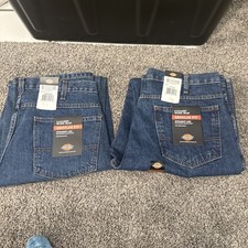 2 Pair Of Dickies 5 Pocket Work Jeans, Men's 34x34 , Regular Fit, Straight NWT