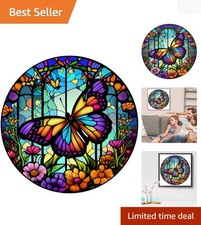 Complete Butterfly Cross Stitch Kit with Pre-Printed Patterns for Easy Crafting