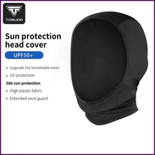 Motorcycle Breathable Head Cover Sun Protection Elasticity Ice Silk