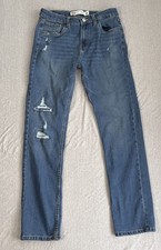 Boys Levi's 502 Distressed Jeans - Regular Taper - Size 18 Reg 29  x31  NWOT