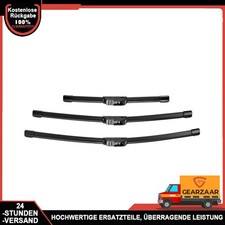 Scheibenwischer Heckwischer Set Ersatz für VW Lupo Bj. 1998-2003 Gummi Schwarz