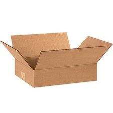 Aviditi Shipping Boxes Flat 12L x 9W x 3H, 25-Pack  Corrugated Cardboard Box fo