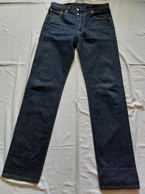 Levi's 501 Jeans W 33 / L 36 Herren - Blau Gerade Cotton  Vintage  Alt 90-er NEU