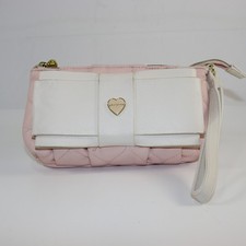 Betsey Johnson Quilted Wristlet Clutch