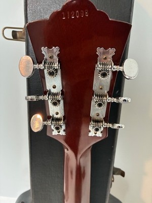 Vintage 1974 Guild D25 M Arch Back Acoustic Guitar Mahogany w/ Org
