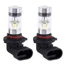 2X(2X 6000K Super White H10 9045 9145 9140 100W 1200LM LED Fog Light Bulb5244