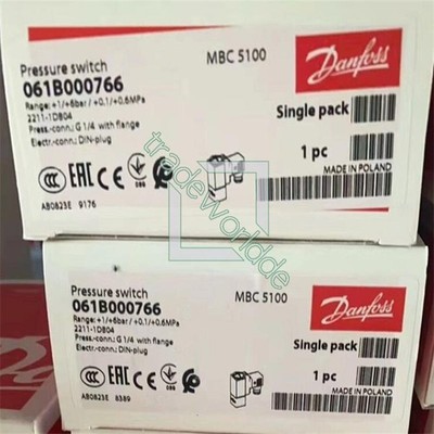 1PCS NEW Danfoss MBC5100 061B000766 Pressure Switch