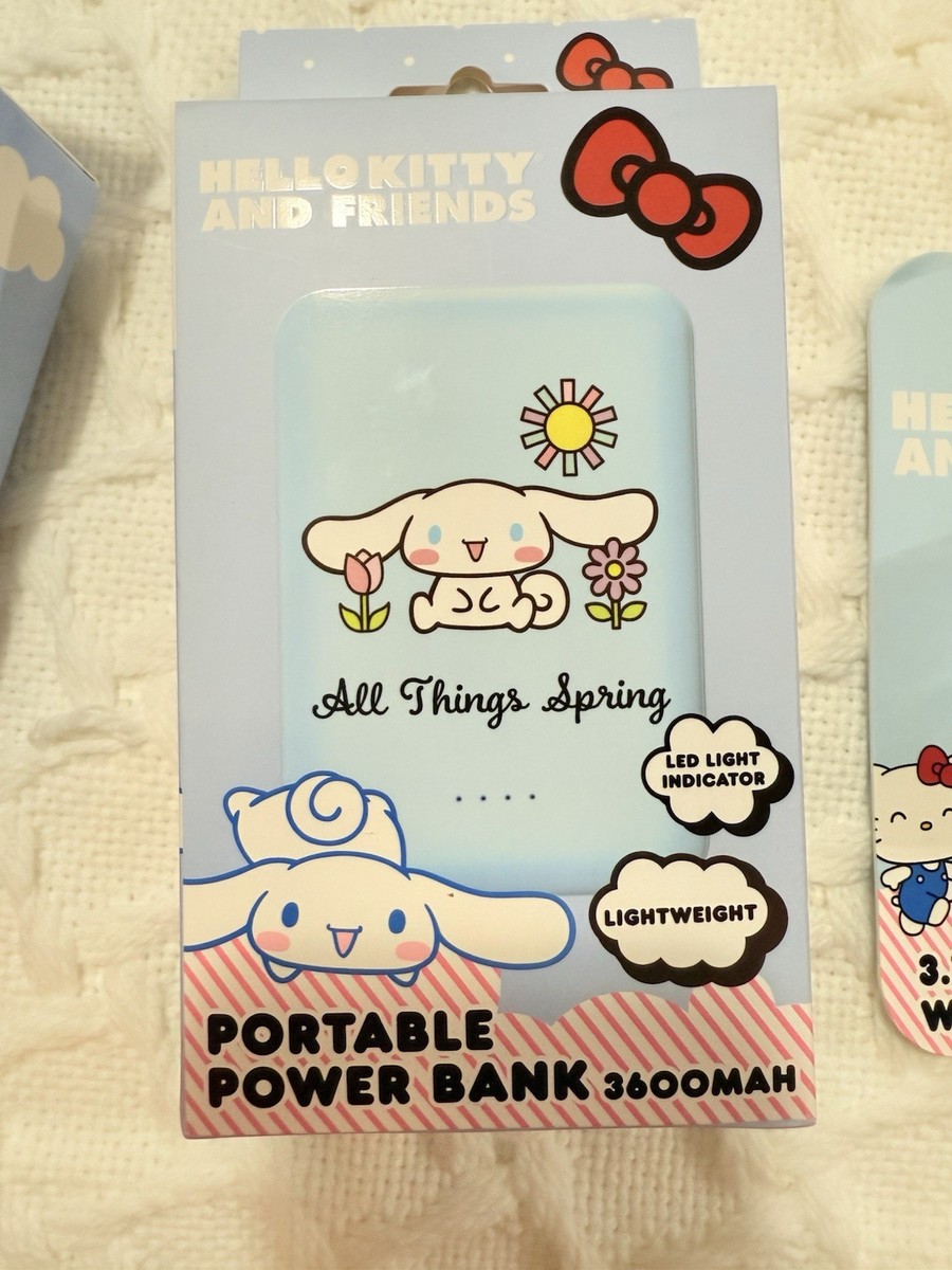 Hello Kitty And Friends Cinnamoroll Power Bank 3600 MAH Charger