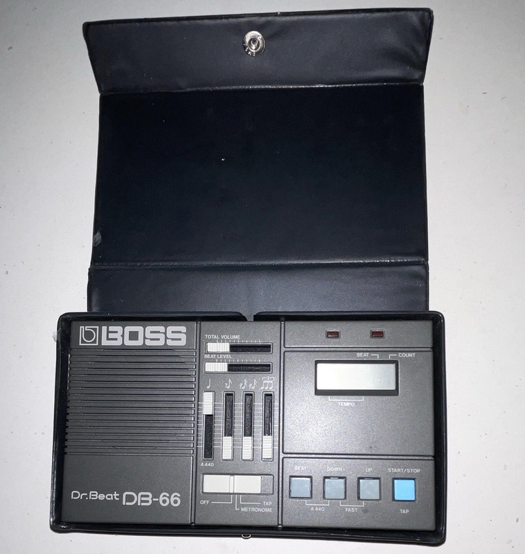 BOSS Dr. Beat DB-66 Metronome, Black, with Black Case - Model DB-66