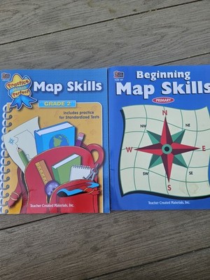 Social Studies Map Skills Grades 1, 2 and 3 Primary United States Teaching