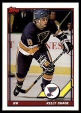 1991-92 Topps Kelly Chase St. Louis Blues #23