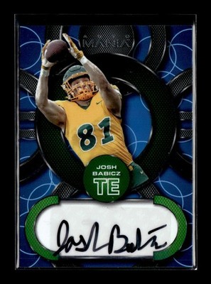 2022 Wild Card Auto Mania - Circle Mirror Blue #AM-C20 Josh Babicz