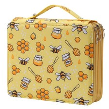 Portable Colored Printing Pattern Pencil Case Holds 120 pcs Pencils Bag Organ...