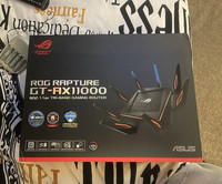 ASUS ROG Rapture GT-AX11000 Tri-Band WiFi 6 Gaming Router Great Condition ✅