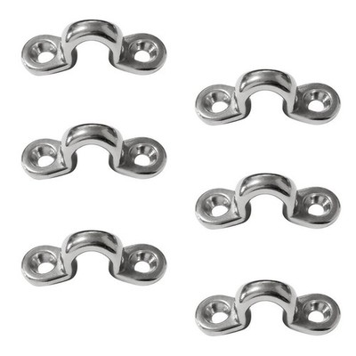 6 Stück Marine Pad Eye Straps Aus Edelstahl Zum Festbinden Von