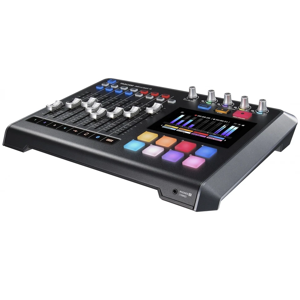 TASCAM Mixcast 4 - Podcast Recording Mixer - Image 3 of 4