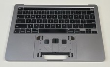 Apple MacBook Pro 13" A2251 2020 Palmrest Keyboard Battery Gray OEM Grade A-