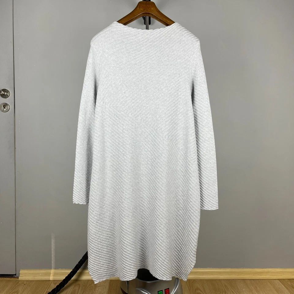 Oska Damen graues Schurwolle Strick Pullover Kleid - Größe 3 (US 10 / UK 14... - Bild 2 von 4