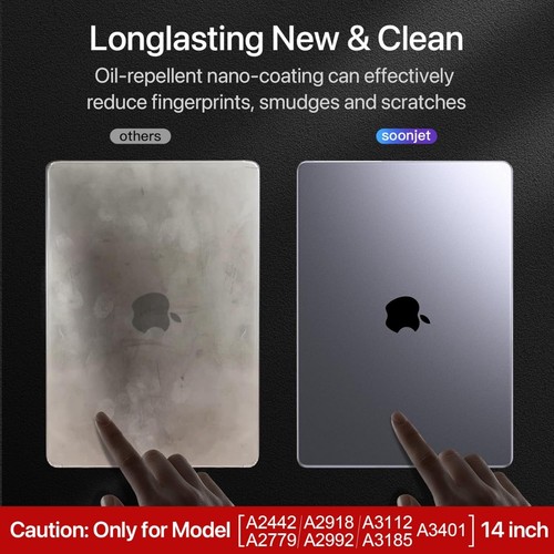Soonjet Case Compatible with MacBook Pro 14 inch Case 2024-2021 (PACK OPENED) - 第 5/9 張圖片