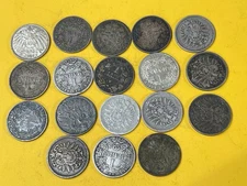 Assorted Early German Empire One Mark 18 Silver Coins Lot High Value 090125