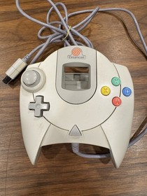 SEGA Dreamcast controller and VMU white