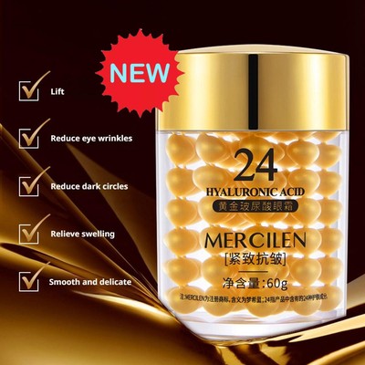 24K Gold Hyaluronic Acid Eye Cream 60g For Reducing Wrinkles Eye HO T