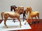 Marx Johnny West & Fort Apache Lot of 3 Horses
