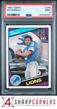 1984 TOPPS #258 ED MURRAY LIONS PSA 9